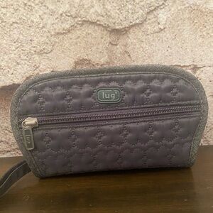 LUG Grey 3 Compartment Wallet Wristlet